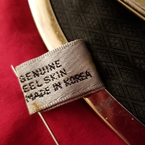 Eel Skin Mini Clutch - Picture 6 of 8